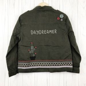 MADDIE Girls Embroidered Daydreamer Twill Jacket